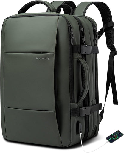 Expandable 26–45L Waterproof Travel Backpack with Laptop Sleeve & Duffle Carry | Bowlift