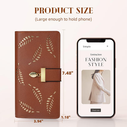Stylish Leather Wallet for Women Bowlift