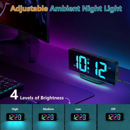BowLift | 11.5-Inch Digital Calendar Day Clock with 19 Reminders – Claryon
