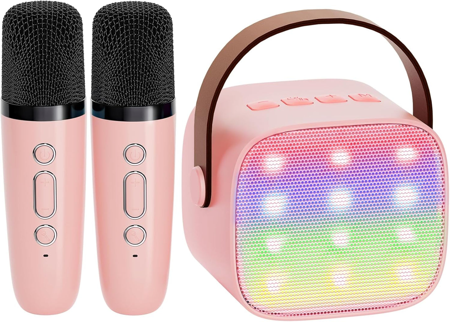 Skanto | Portable Mini Karaoke Machine with Bluetooth Speaker and 2 Wireless Microphones – Veylo
