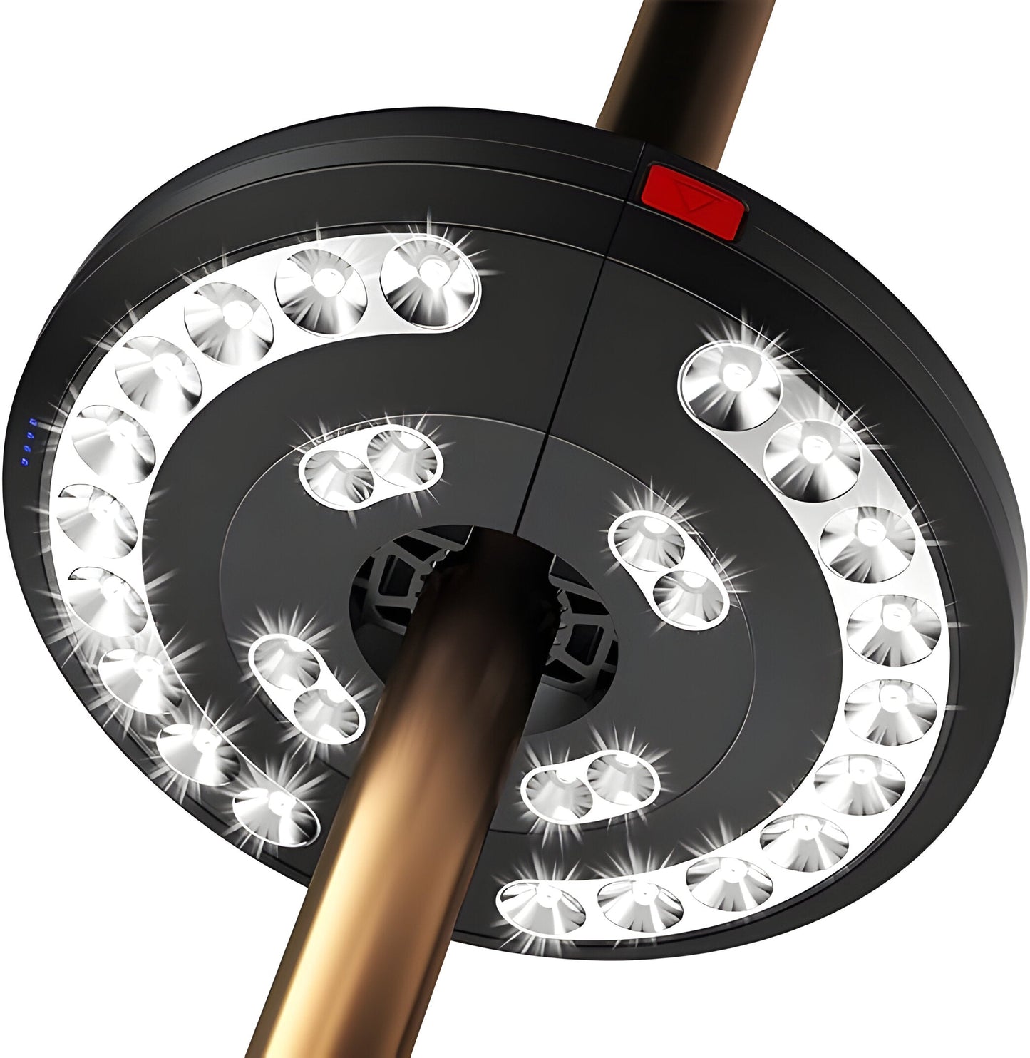 BowLift | LumoClip LED Shade Light with Battery | 3 Brightness Levels & 360° Light | USB Charging | For Balcony, Garden & Camping