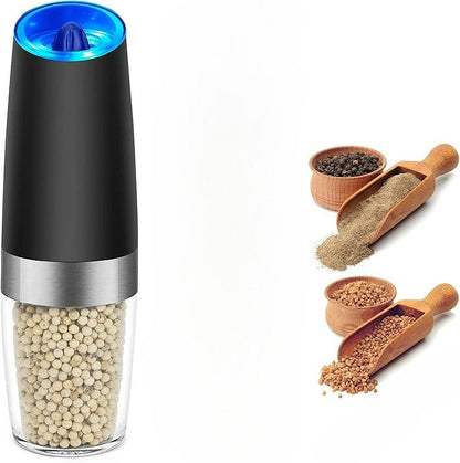 Automatic Electric Gravity Induction Salt and Pepper Grinder | Bowlift