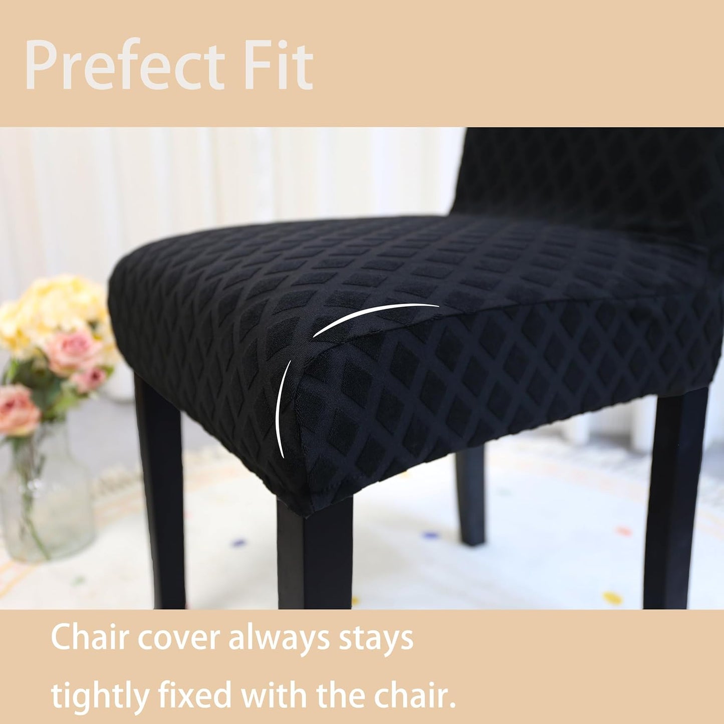 Skanto | Stretch Dining Chair Cover Set – ChairGuard