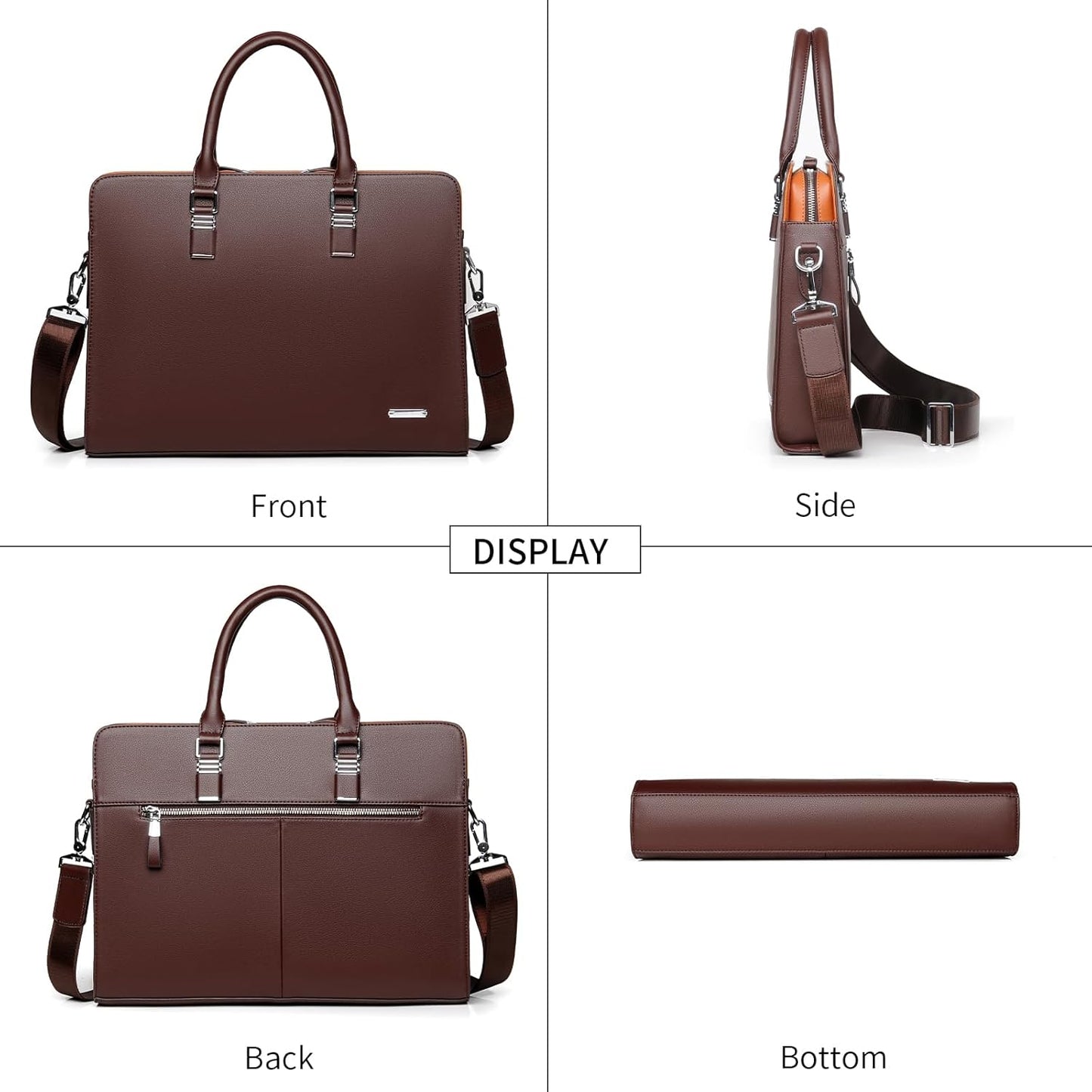Genuine Leather Multi-compartment Business Bag for Professionals | Karnz