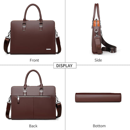 Genuine Leather Multi-compartment Business Bag for Professionals | Karnz