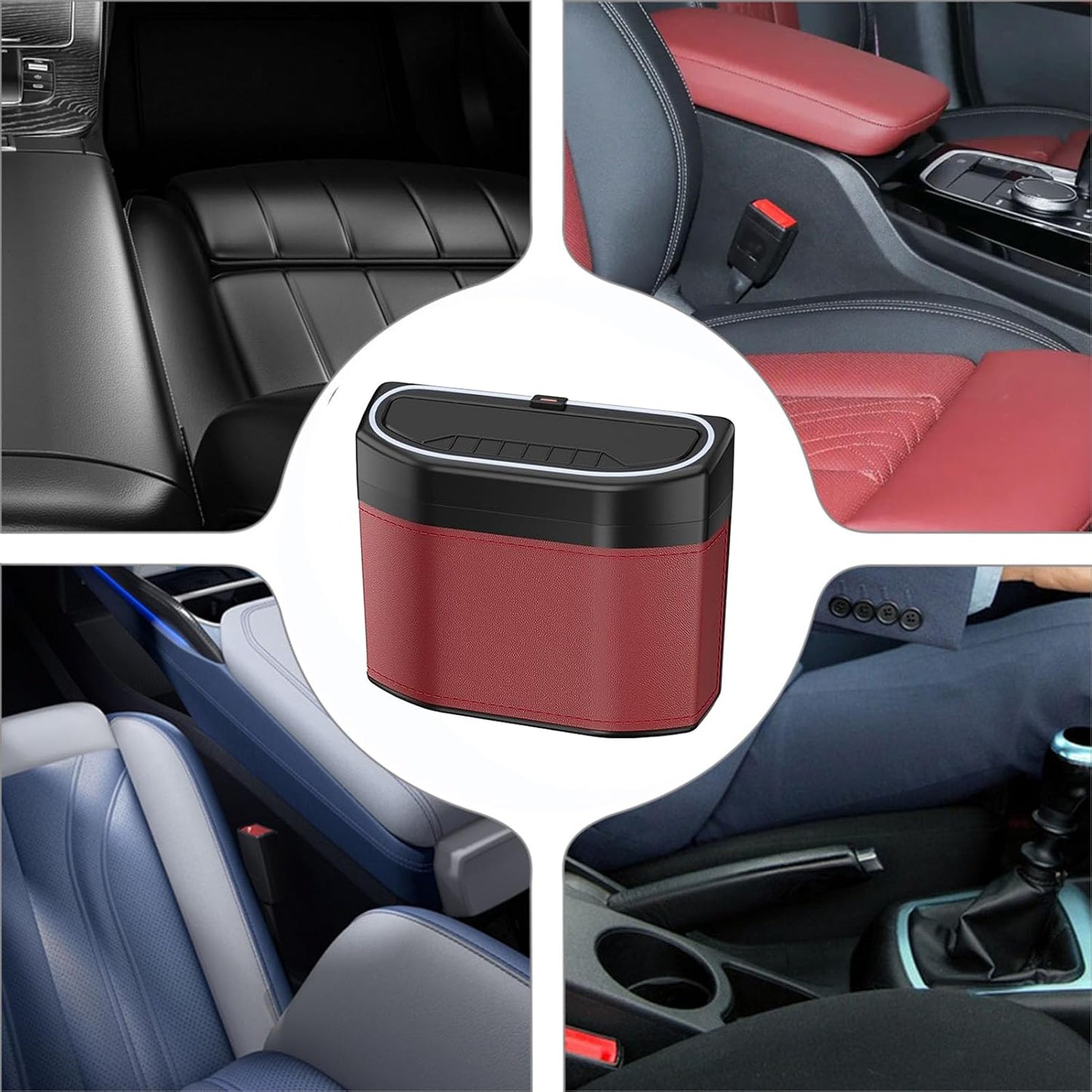 BowLift | Smell-Proof Car Trash Can with Touch Light – Lurevo