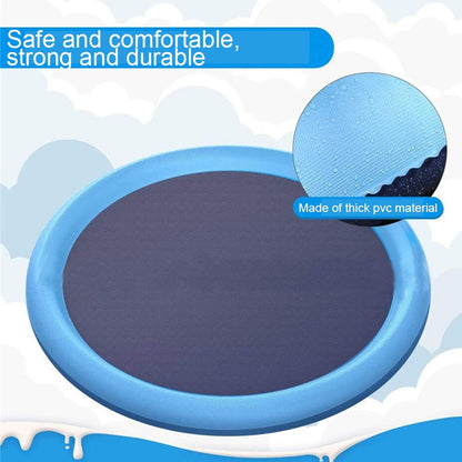 BowLift | Summer Dog Splash Pad with Sprinkler – 60"/67" Outdoor Cooling Fountain Mat