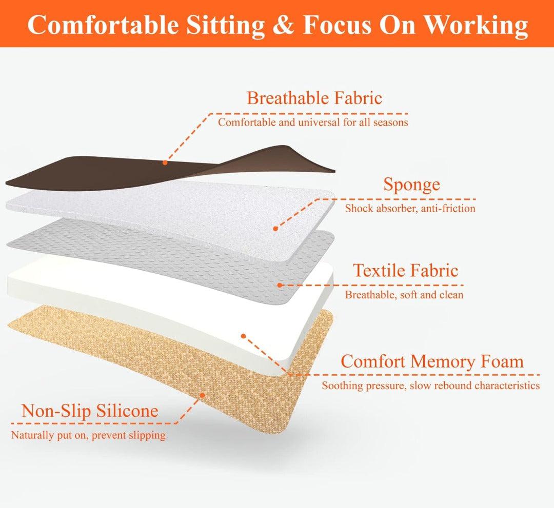 Karnz | Comfort Memory Foam Car Seat Cushion