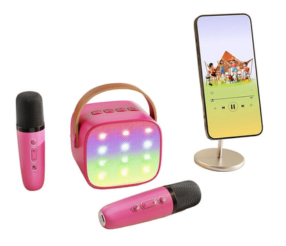 Skanto | Portable Mini Karaoke Machine with Bluetooth Speaker and 2 Wireless Microphones – Veylo