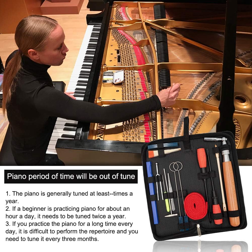 BowLift | Professional 16-Piece Piano Tuning Kit with Storage Case – Arvena