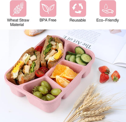 BentoBox – Set of 4 Snack Boxes with Compartments