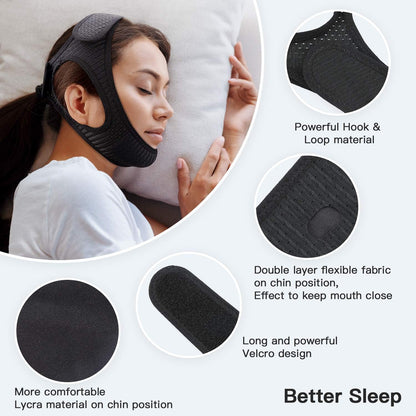 Brehn | Anti-Snore Chin Strap for Sleep Apnea