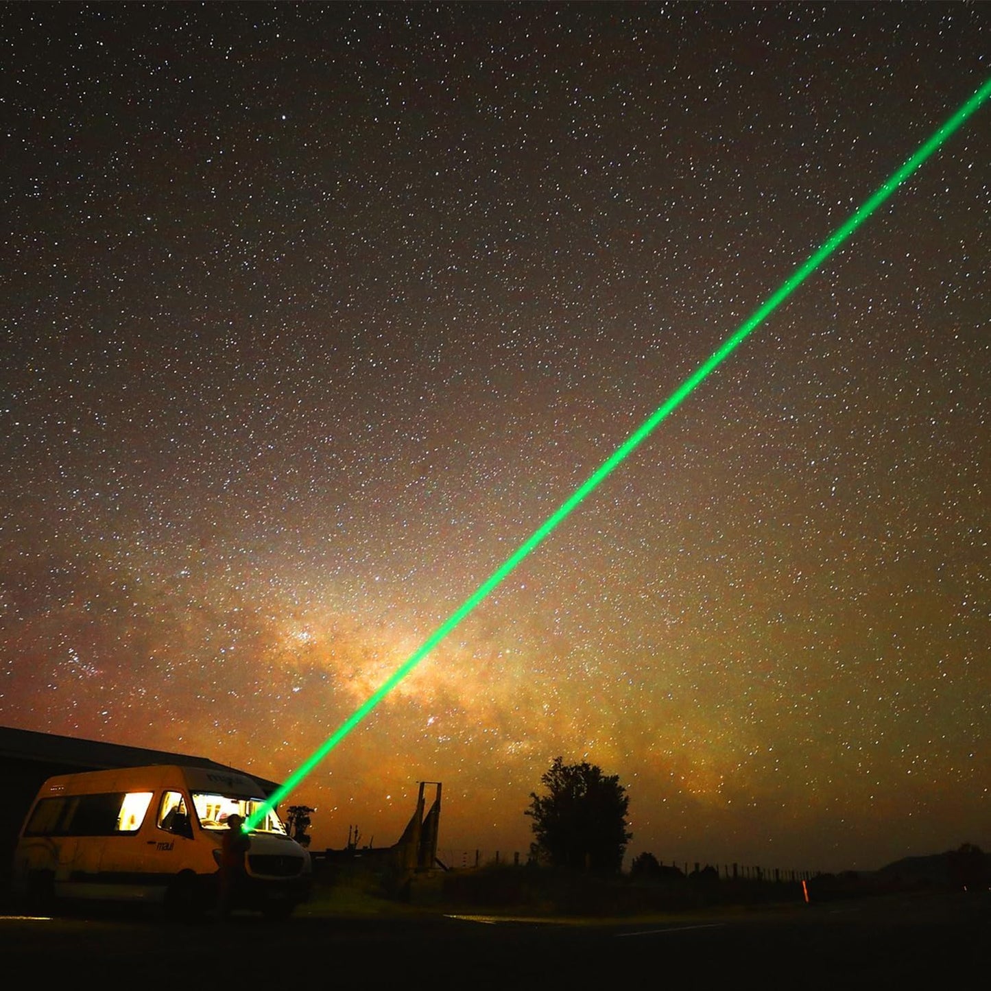 BowLift | Laser Pointer Rechargeable Green Outdoor Metal Torch