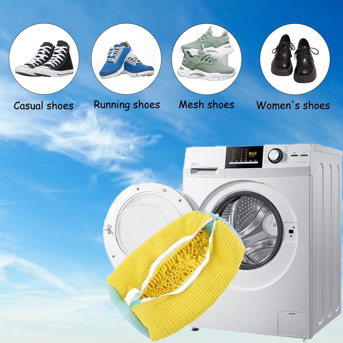 Shoe wash bag (2-pack)