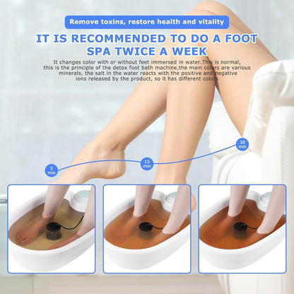 Skanto Skanto | Ionic Detox Foot Bath | Professional Quality, Energy Boosting & Deep Cleansing for Home Use