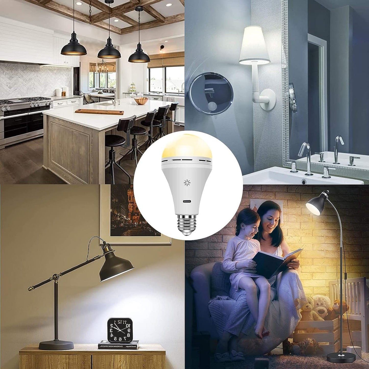 Skanto | FlexiLight Rechargeable LED Table Lamp – Wireless, Dimmable & Portable Indoor Outdoor Lighting