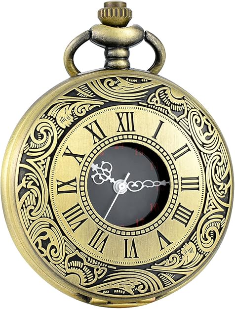 Classic Retro Pocket Watch for Men Skanto
