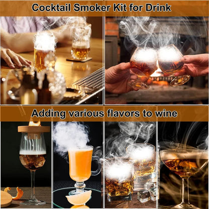 Skanto | Cocktail Smoker with 8 Flavors - Bourbon Whiskey Gifts for Men