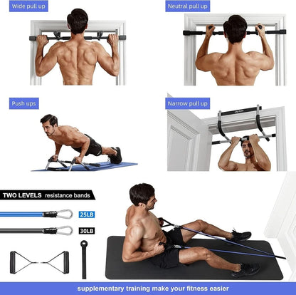 Skanto | Pull-up Bar - Steel Doorway Pull-up Bar with 200 kg Load Capacity
