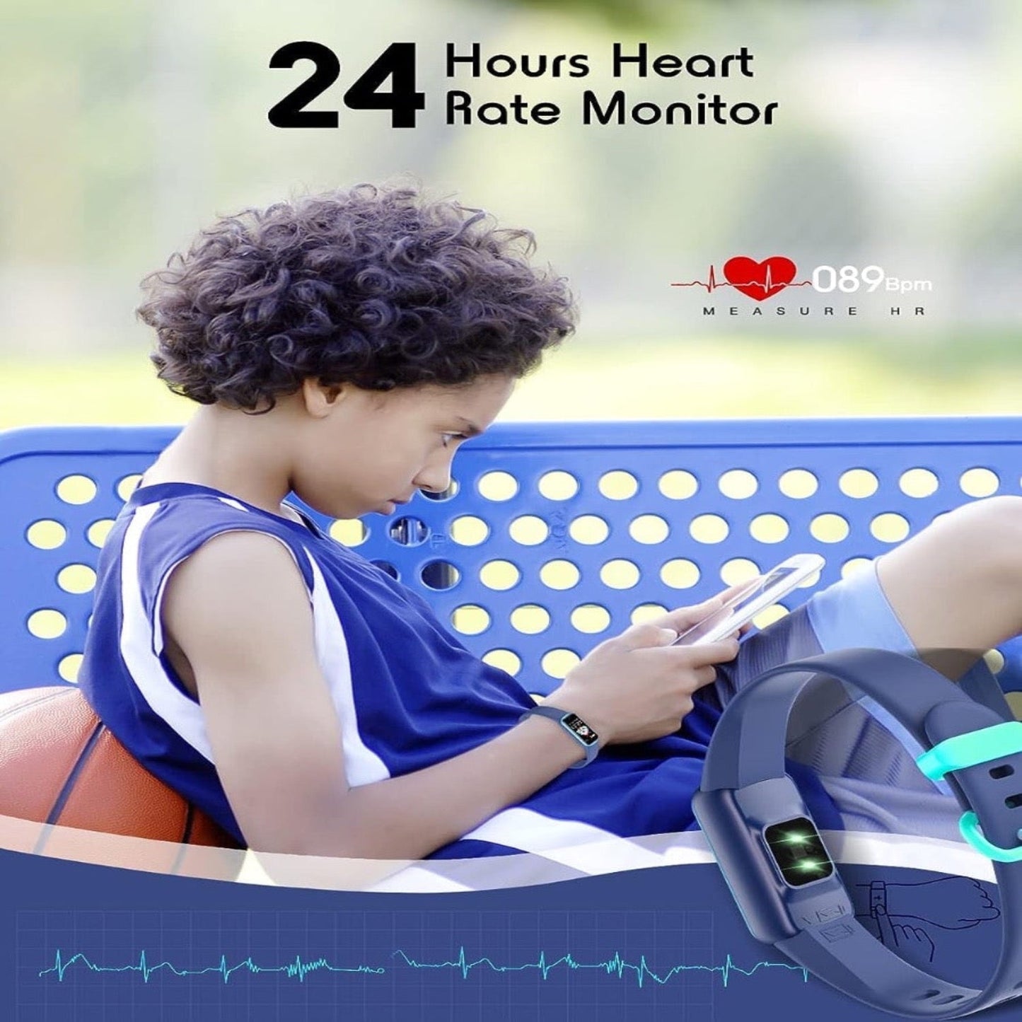 Kids' smartwatch with GPS, fitness tracking and health functions – Viona