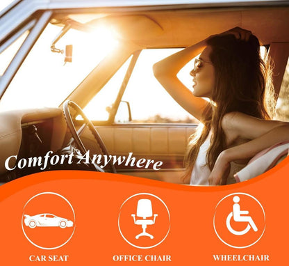 Comfort Memory Foam Car Seat Cushion Bowlift