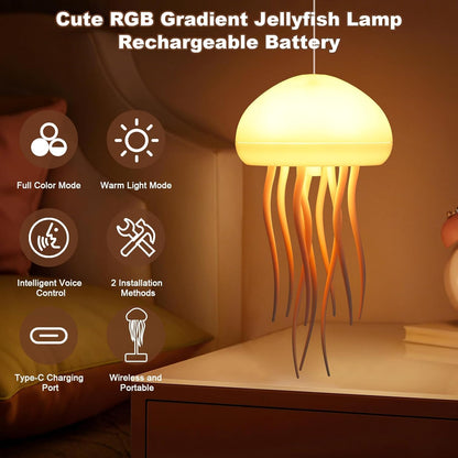 Skanto | LED Mood Lamp | Lifelike Jellyfish Light for Bedroom