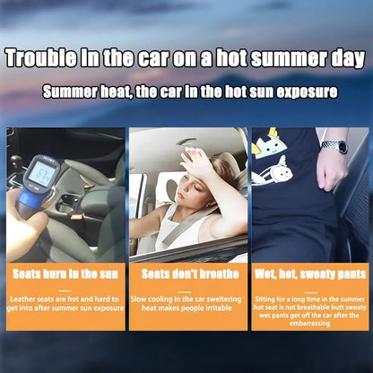 BowLift | Non-slip car pillow made of ice silk, suitable for summer use