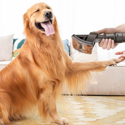 Skanto | DogCatFri VacuumBrush – Pet Grooming Vacuum Brush Attachment for Easy Hair Removal