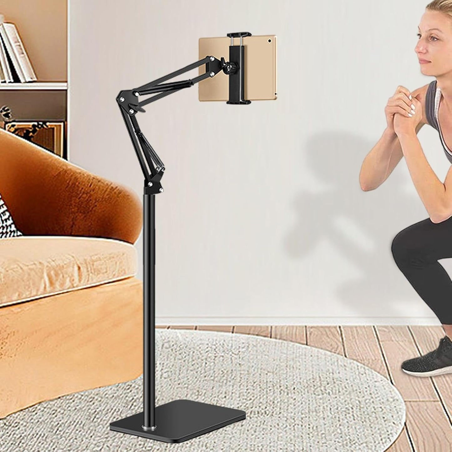 Skanto | Adjustable 360° Phone and Tablet Floor Stand – Movira