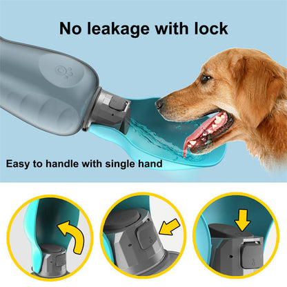 Portable 800ml Dog Water Bottle. | Skanto
