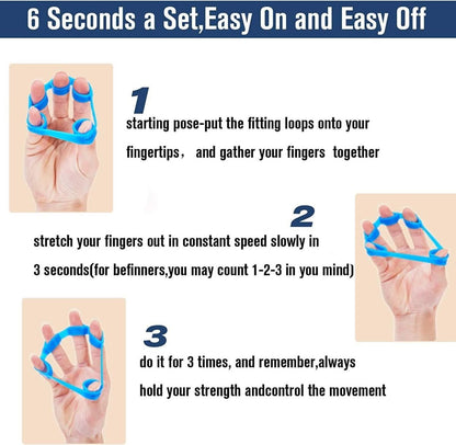 Kalsten | 6-piece hand strengthener set to strengthen grip strength & relieve pain