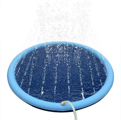 BowLift | Summer Dog Splash Pad with Sprinkler – 60"/67" Outdoor Cooling Fountain Mat