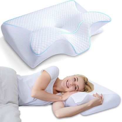Pillowcase for Butterfly Memory Foam Cervical Pillow Skanto