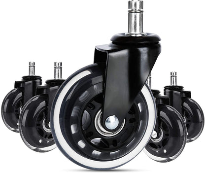 5X Set Heart Floor Rollers Office Chair Wheels | Kalsten