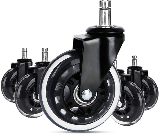 5X Set Heart Floor Rollers Office Chair Wheels | Kalsten