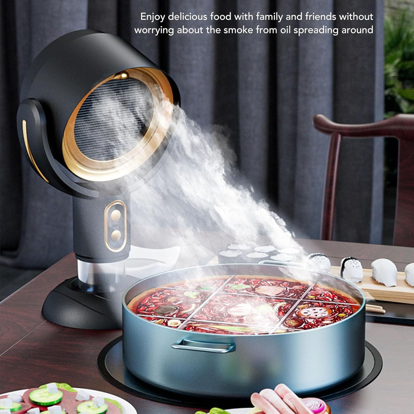Skanto | SmokeClear Air Purifier – Compact Smoke and Odor Eliminator for Clean Indoor Air