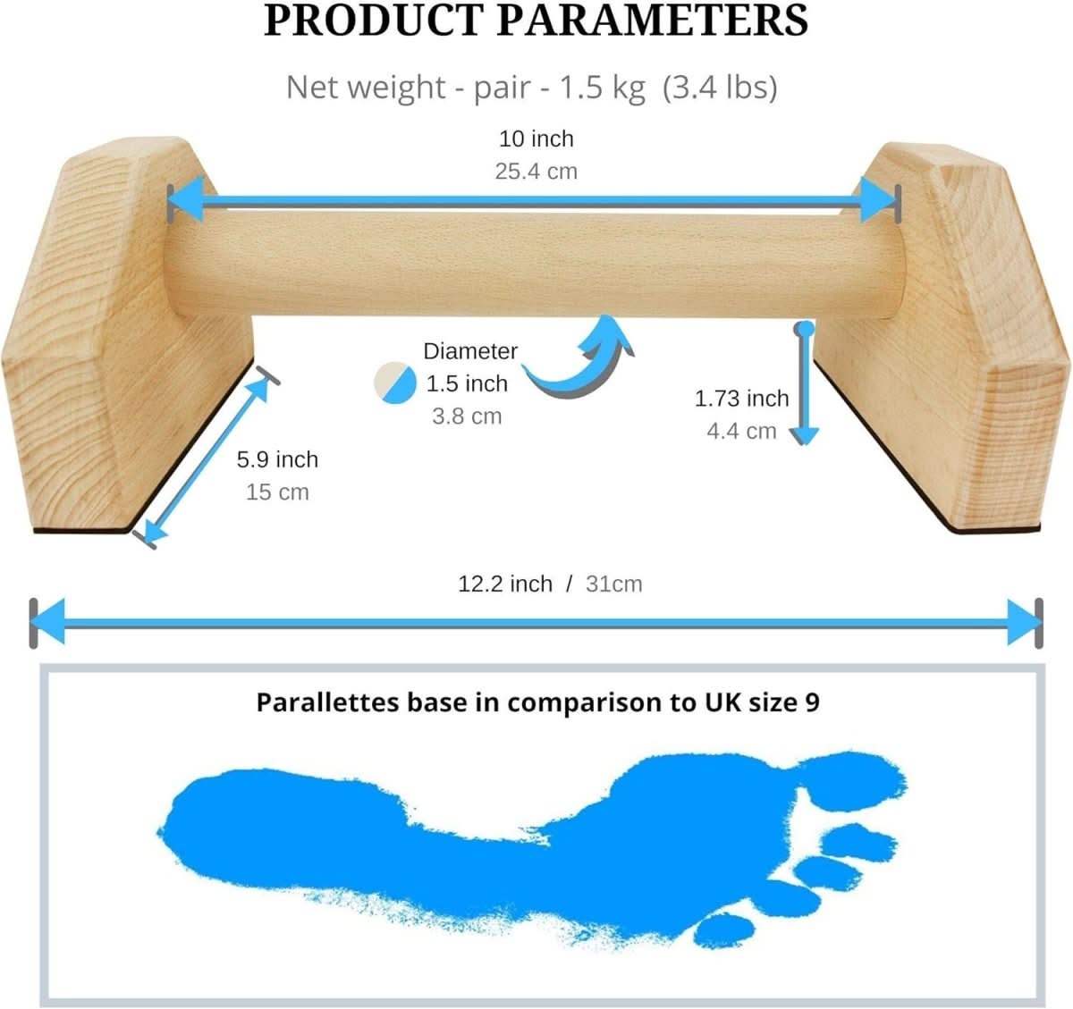 BowLift | wooden push-up bars for stable calisthenics training