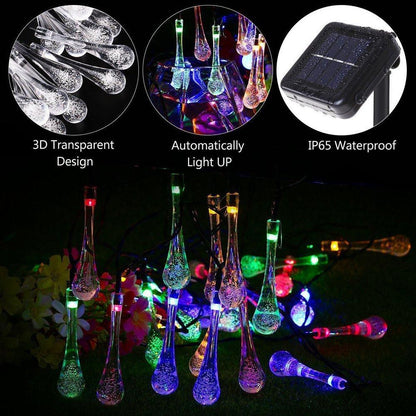 Water Drop Solar Lights | Brehn