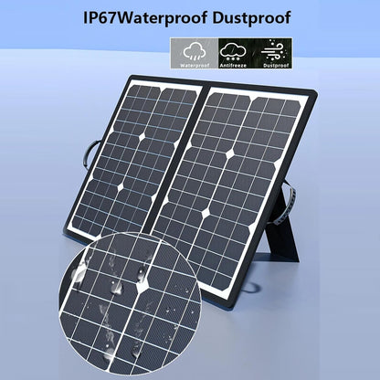 Skanto | SolaraX 1000W Foldable Solar Panel Kit – Portable Off-Grid Power with MPPT Charging
