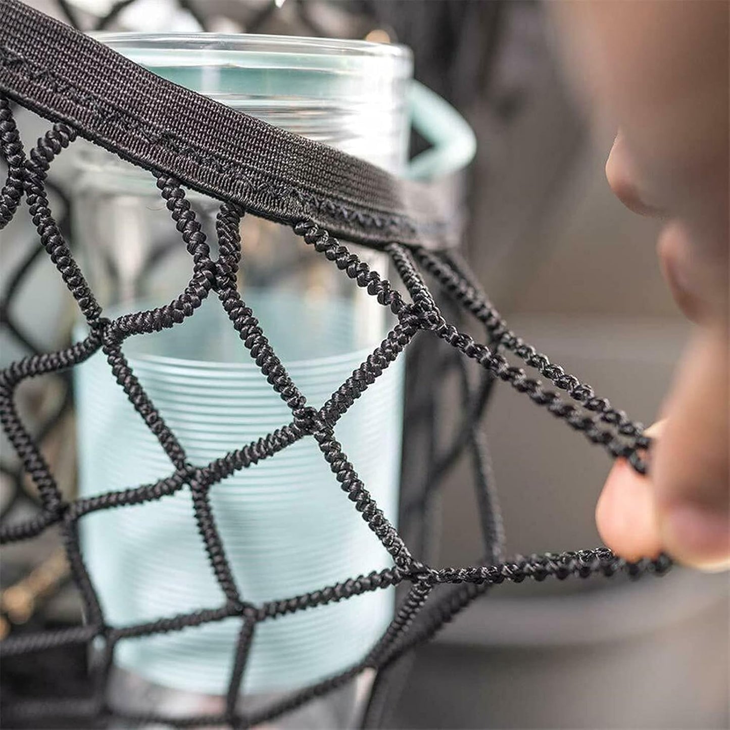BowLift | Stretchable Car Seat Divider & Storage Net with Pet Barrier