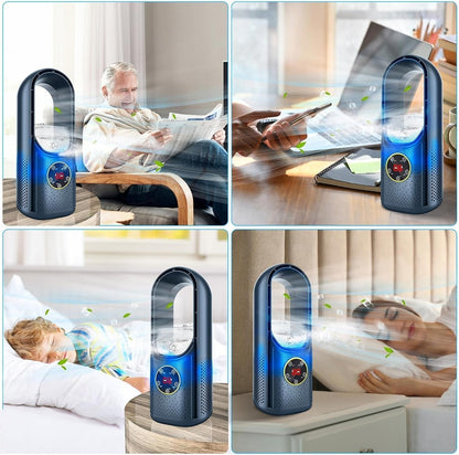 Bladeless Portable Air Conditioner | Ultrasonic, Ergonomic Design & Ideal for Home & Office Use | Skanto