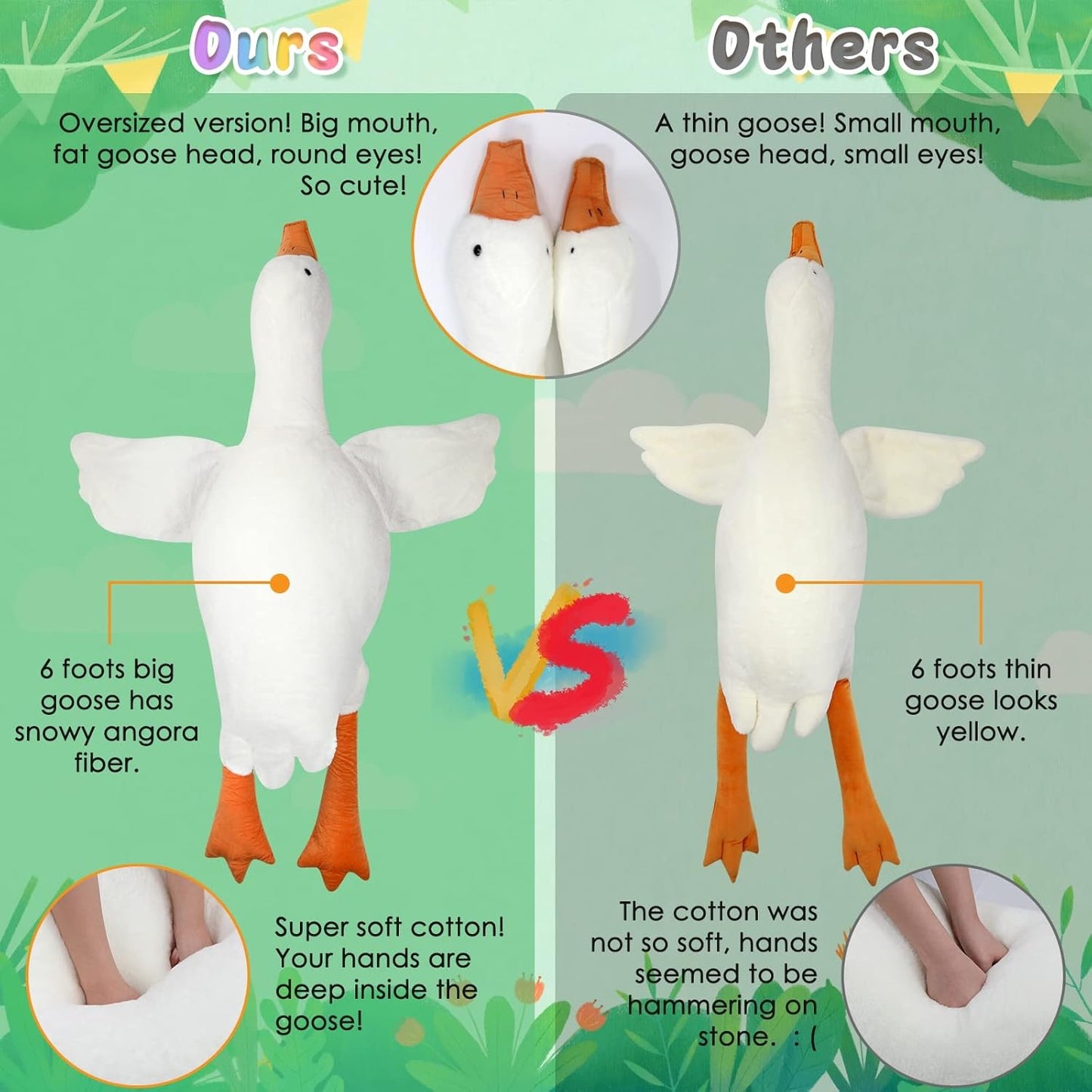 Skanto | Cozy Giant Goose Plush – Soft Toy in Multiple Sizes