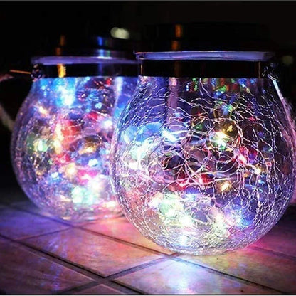 Solar Mason Jar Lamp - Lunara | Brehn