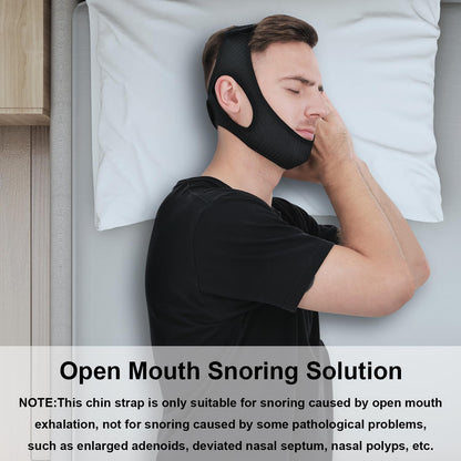 Anti-Snoring Chin Strap for Sleep Apnea