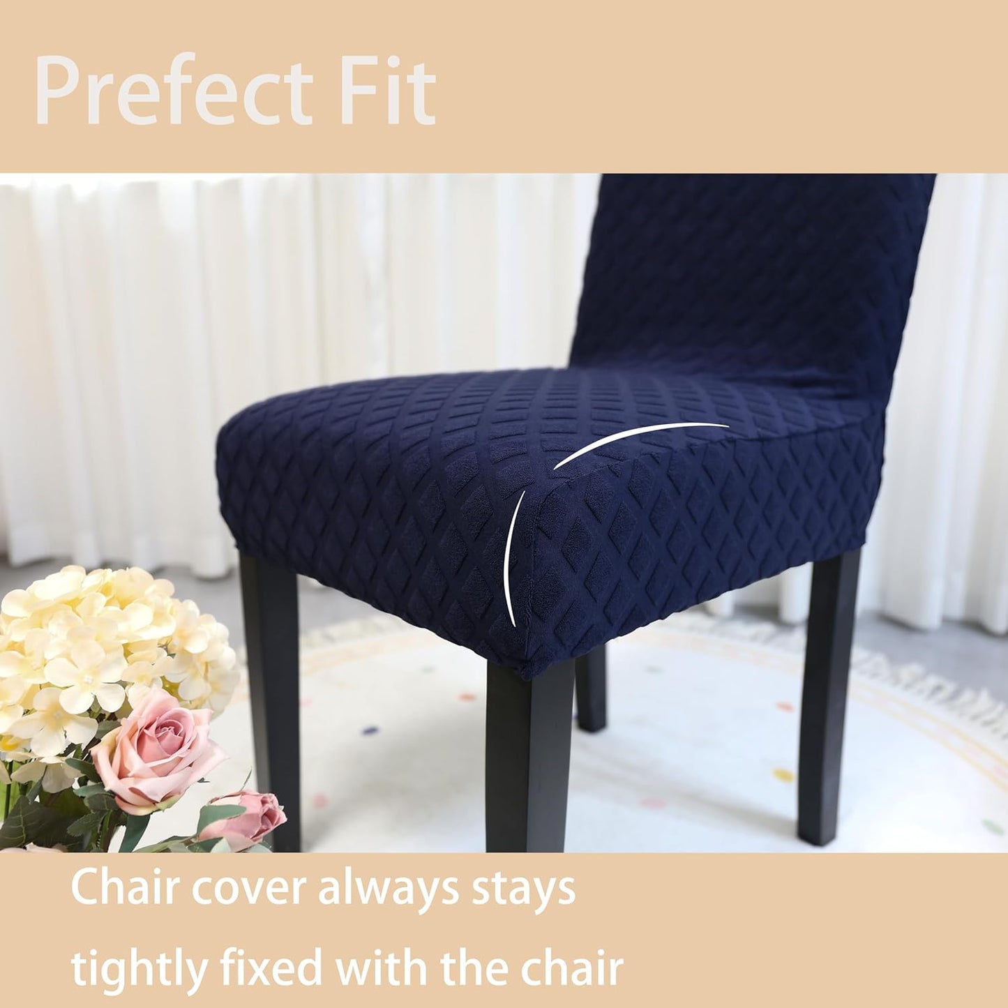 Skanto | Stretch Dining Chair Cover Set – ChairGuard