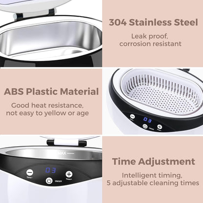 Skanto | Ultrasonic Jewelry Cleaner 650ml with Watch Holder – ShineMate