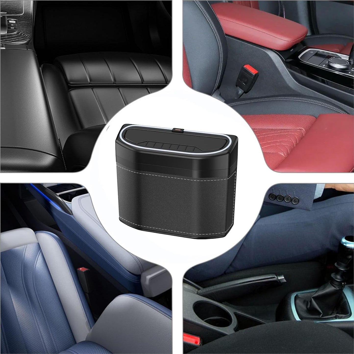 BowLift | Smell-Proof Car Trash Can with Touch Light – Lurevo