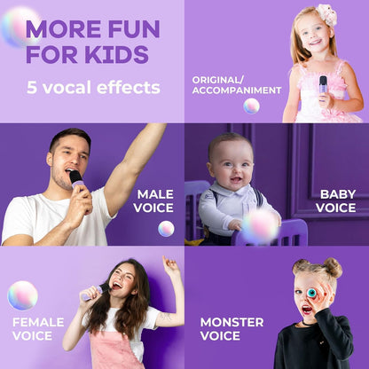 Skanto | Portable Mini Karaoke Machine with Bluetooth Speaker and 2 Wireless Microphones – Veylo
