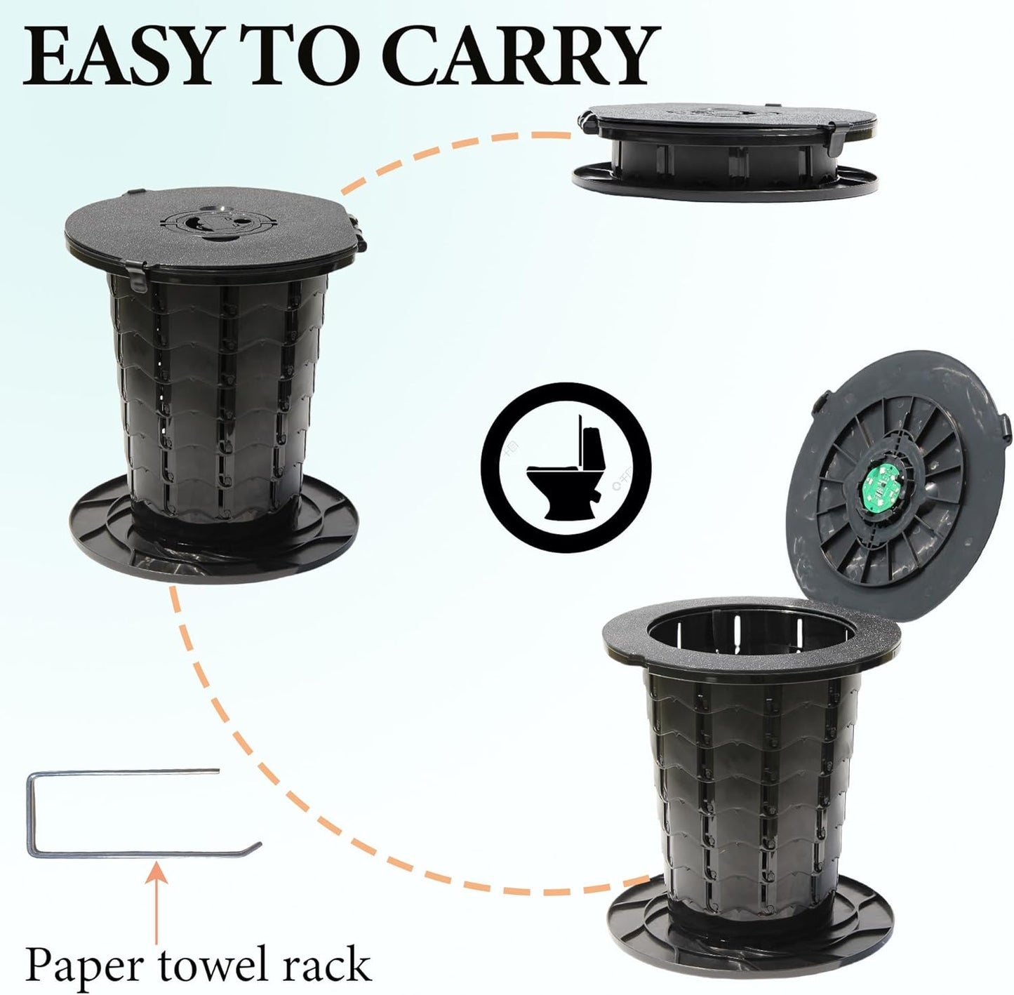Frendorf | Adjustable Height Portable Toilet – CampMate
