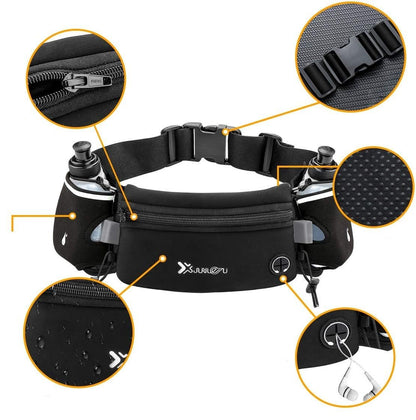 Skanto | Running Belt with Water Bottle – Comfort & Style